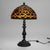 Orange Arts & Crafts Leaded Stained Glass Table Lamp, Early 20th Century For Sale - Image 8 of 8