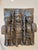 A bronze palace plaque from the Benin Kingdom, 19th Century. This bronze casting is made using a lost wax method. These...