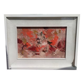Pantaleoni Ideo, 1961, Oil on Canvas, Framed For Sale