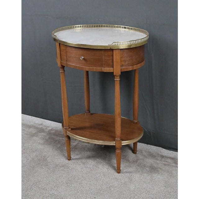 Louis XVI Style Mahogany Coffee Table, Late 19th Century For Sale - Image 4 of 18