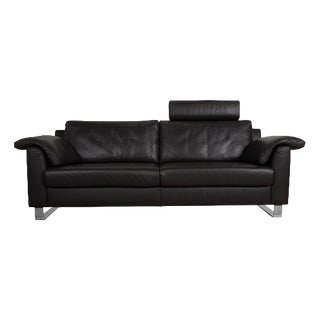 Flex Plus Three-Seater Sofa in Leather from Ewald Schillig For Sale