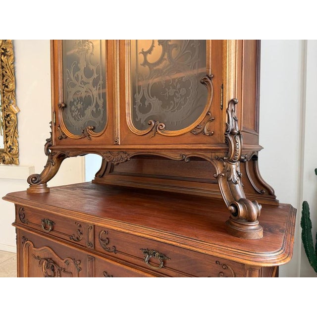 Baroque Altar Cabinet in Oak For Sale - Image 12 of 16
