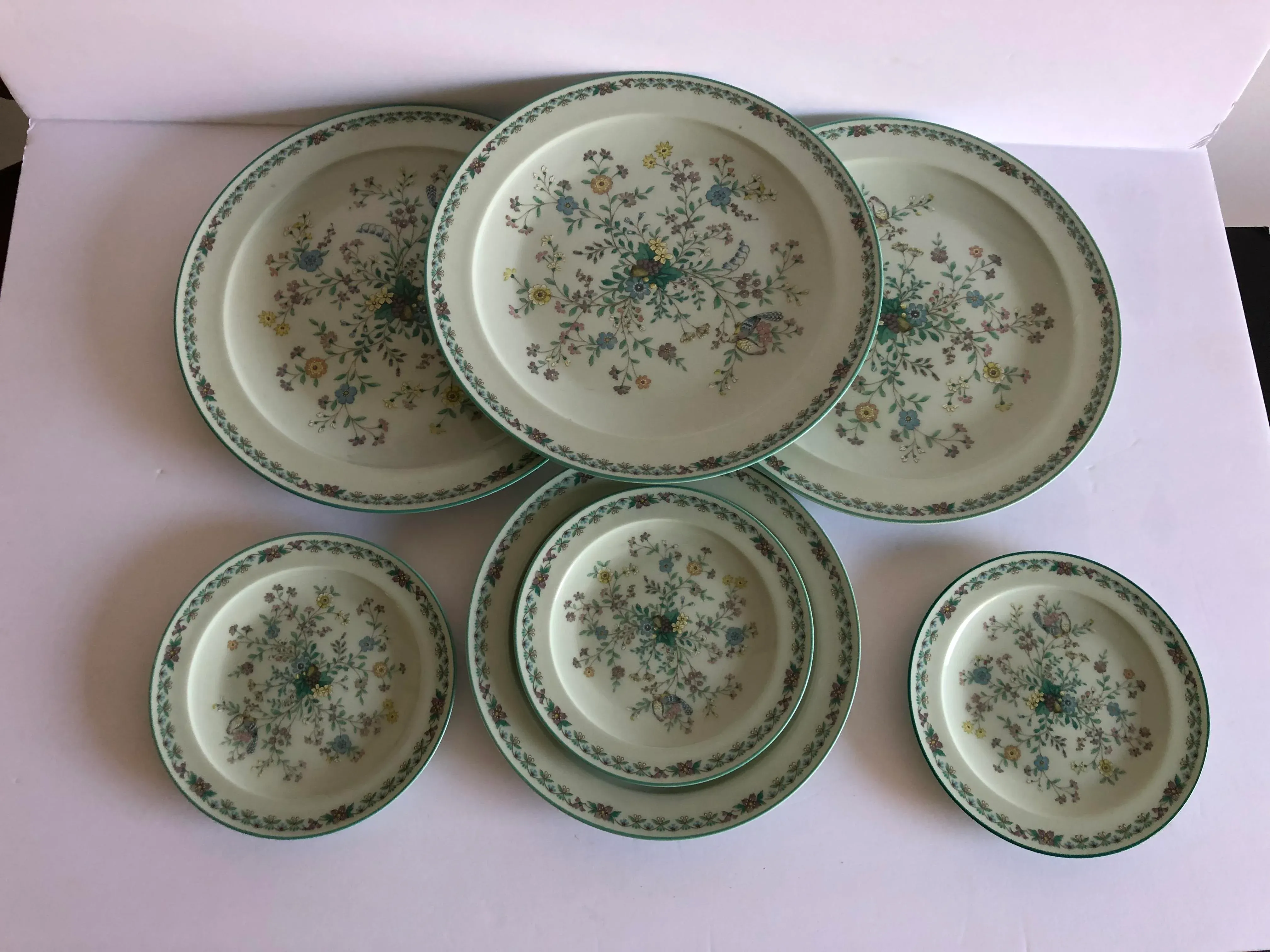 Vintage Noritake Paradise “8223” Dinner, Salad,Bread Plates S/7
