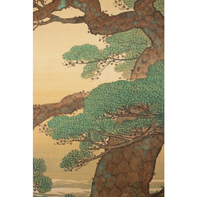 "Sunrise and Moonrise" by Yamada Keichu, Meiji Japanese Paintings in Original Case, Set/2 For Sale In Dallas - Image 6 of 18