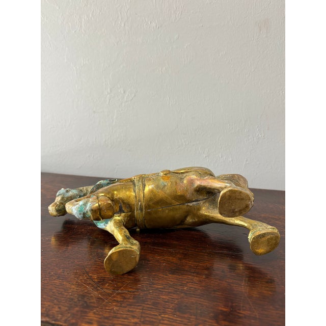 Vintage English Brass Horse For Sale In Naples, FL - Image 6 of 6