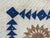 Blue Antique Late 1800s Quilt of Mariner's Compass Pattern -Exceptionally Large Size for the Time For Sale - Image 8 of 18