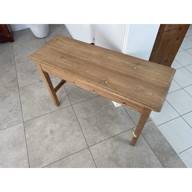 Vintage Wooden Dining Table For Sale - Image 6 of 12