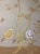 Chinoiserie Hand-Painted Gold Chinoiserie Wallpaper Panels – Luxury Botanical Wall Mural, Elegant Bird & Floral Design, 3 Panels 29x96” For Sale - Image 3 of 5