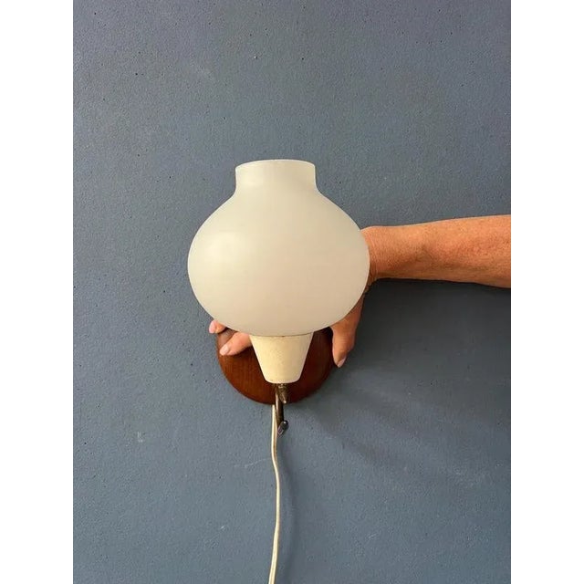 Vintage Glass Bubble Wall Sconce For Sale - Image 5 of 11