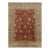 Rug & Kilim’s Classic Tabriz Style Rug With Beige & Blue Florals on Rust Red For Sale