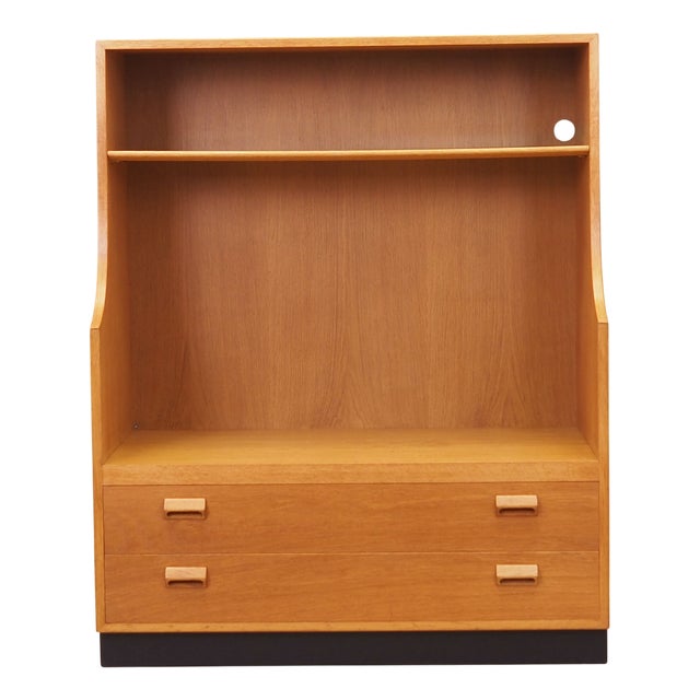 Vintage Danish Ash Bookcase by Børge Mogensen for Søborg Møbler, 1970s For Sale