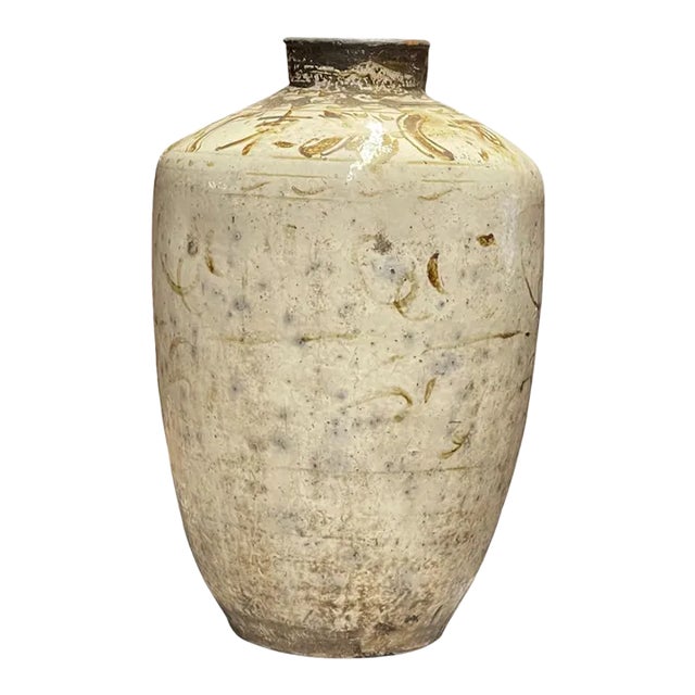 Antique Cizhou Wine Jar For Sale