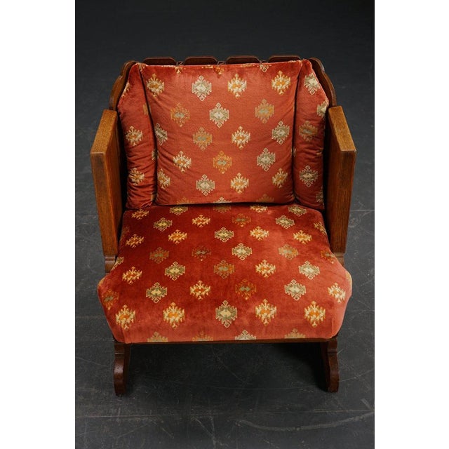 1920s Amsterdamse School Side Chair, 1920s For Sale - Image 5 of 17