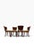 Late 20th Century Maitland-Smith Hollywood Regency 5-Piece Game Table & Carved Shell-Back Chairs Set For Sale In West Palm - Image 6 of 12