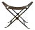 1920s Neoclassical Antique Cast Iron Vanity Bench Stool by Oscar Bach For Sale