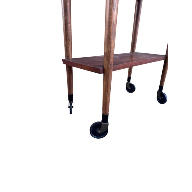 Lane Furniture Mid 20th Century 2 Tier Bar Cart by Lane For Sale - Image 4 of 10