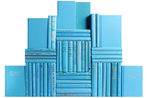 Decorative Books - Sky Book Wall - Set of 50 Blue Books