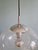 1970s Space Age Pendant Light in Clear Bubbled Glass, 1960s-1970s For Sale - Image 5 of 13