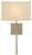 Transitional Currey & Company Ashdown Silver Wall Sconce For Sale - Image 3 of 5