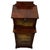 Antique English Walnut Narrow Display Cabinet, 1800s For Sale - Image 4 of 12