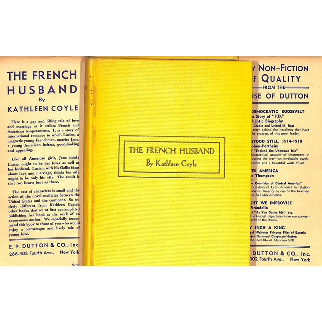 Traditional "The French Husband" Book 1932 Coyle, Kathleen For Sale - Image 3 of 4