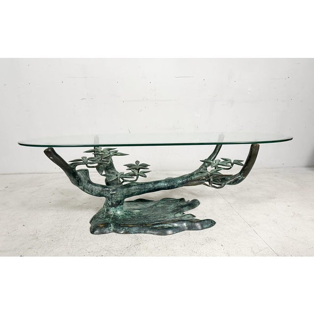 Hollywood Regency Bonsai Coffee Table by Willy Daro, Belgium, 1970s For Sale - Image 9 of 18