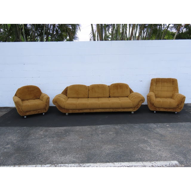 Mid Century Modern Long Gondola Sofa Adrian Pearsall Style 6387 For Sale - Image 12 of 12
