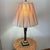 Vintage Original Rembrandt Masterpiece Brass & Metal Table Lamp, Pleated Shade For Sale - Image 11 of 12