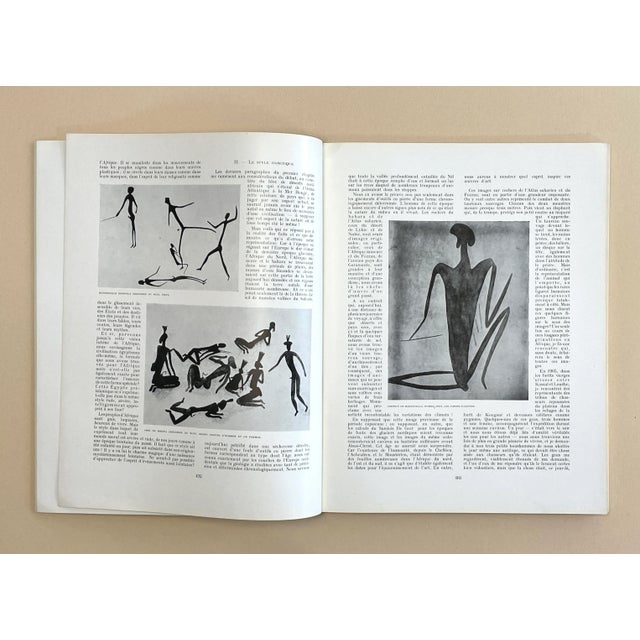 Tribal Orginal 1930 Revue Cahiers D’Art N. 8-9/African Art/Henri Breuil For Sale - Image 3 of 7