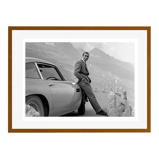 007 and His Db5 Brown Framed For Sale