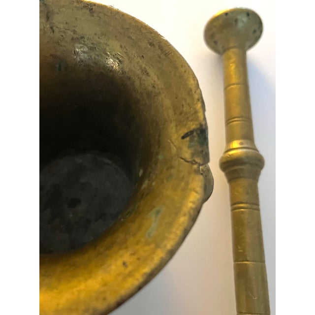 Mid 19th Century Antique Bronze Mortar and Pestle Appthecary For Sale - Image 5 of 5
