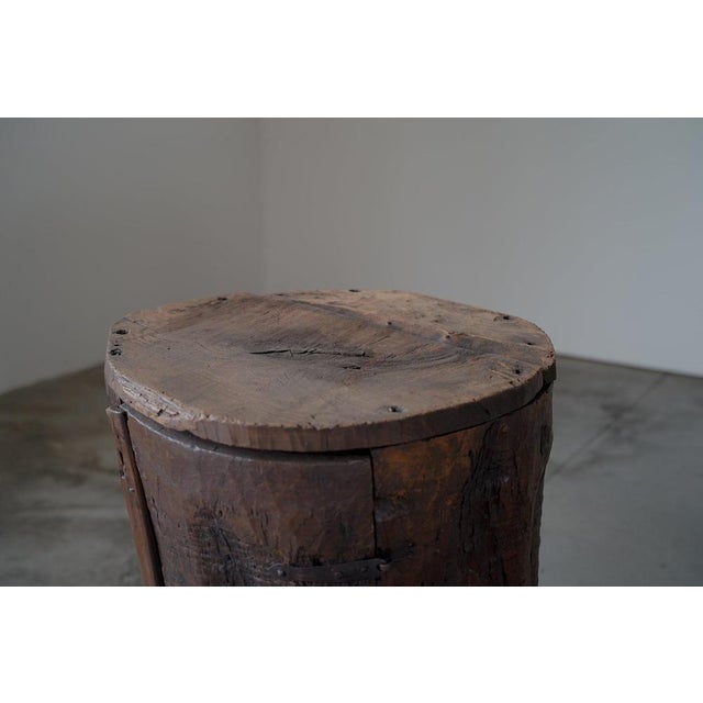 Primitive Tree Trunk Cabinet, France, 1900s For Sale - Image 9 of 18