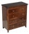 19th Century Miniature Walnut Commode For Sale