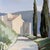 Atmospheric painting by the French artist Jean Lallemand, titled on the reverse Chemin à Gréoux, Hte Provence. The work...