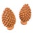 2000 - 2009 Pair of Hand-Finished Terracotta Pine Cone Finials For Sale - Image 5 of 12
