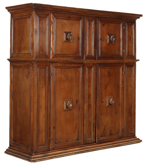 Antique Cupboard with Walnut Doors