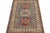 Tribal 2010s Rug & Kilim’s Kazak Style Rug in Red, Blue and Beige-Brown Geometric Patterns For Sale - Image 3 of 7