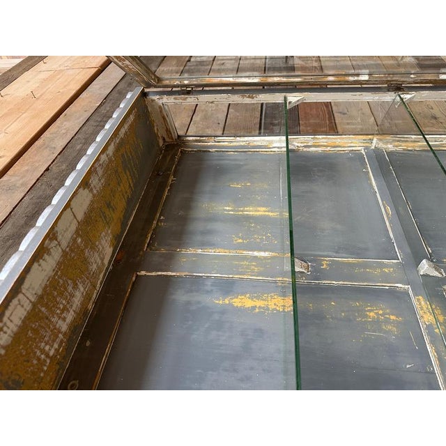 Patinated Display Case, Early 20th Century For Sale - Image 6 of 11