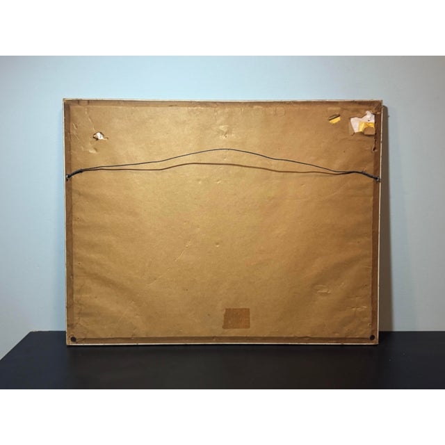 1950s 1950s Artisan-Signed Hiroshige Woodblock: "Maple Trees at Tsūten Bridge" | Showa Master Edition For Sale - Image 5 of 9