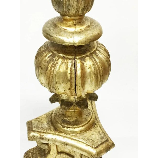 19th Century Baroque Style Candle Stand For Sale - Image 10 of 11