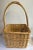 Wood Vintage Square Handled Basket For Sale - Image 7 of 7