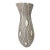 West German Pottery Textured 16” Floor Vase Mid Century Vintage MCM Marked Herta For Sale