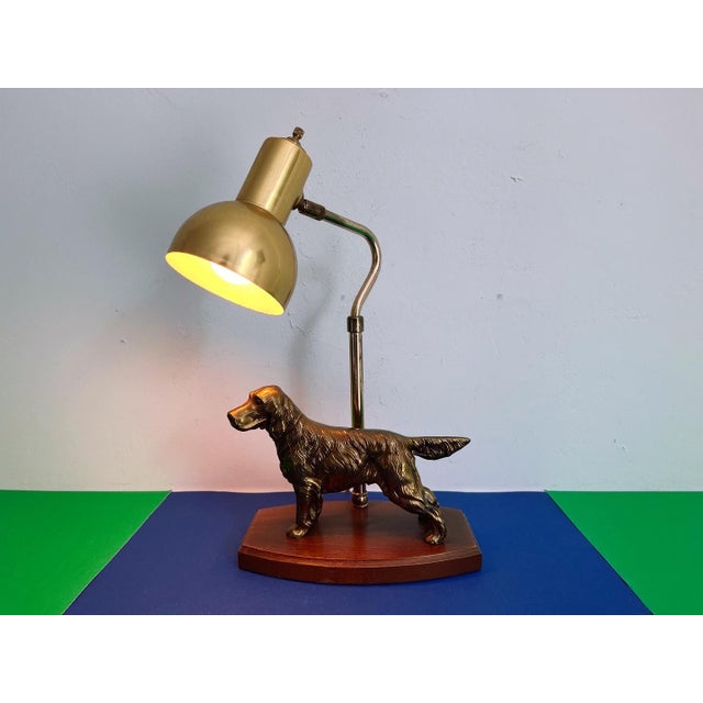 Mid-Century Modern 1960s Retriever Dog Desk Lamp For Sale - Image 3 of 18
