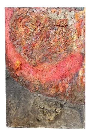 2016 Abstract Impasto Mixed-Media Painting by Geoff Hippenstiel