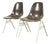 Charles & Ray Eames for Herman Miller DSS Seal Brown Stacking Shell Chairs | Pair For Sale