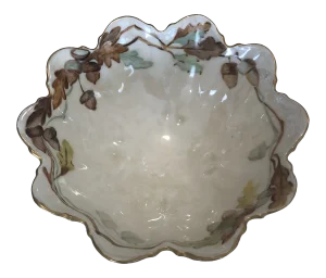 Limoges Autumnal China Candy Dish