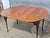 American Late 20th Century Tiger Maple Dining Table Black Painted Base 2 Leaves Benchmade For Sale - Image 3 of 17