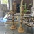 A Pair of Antique Brass Candlesticks For Sale - Image 4 of 5