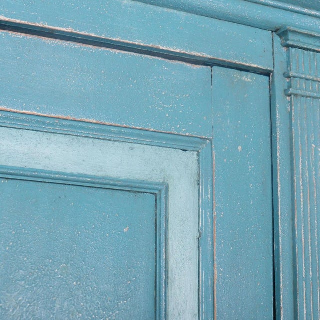Early 19th Century Italian Painted Wardrobe For Sale - Image 9 of 13