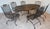 Midcentury Russell Woodard Briarwood Wrought-Iron Patio Dining Set, 7 Pieces, Attributed For Sale - Image 6 of 15